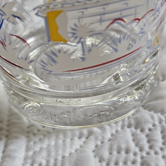 Disney Sorcerer Glass, Vintage McDonald's Walt Disney World 25th Anniversary - Picture 8 of 10